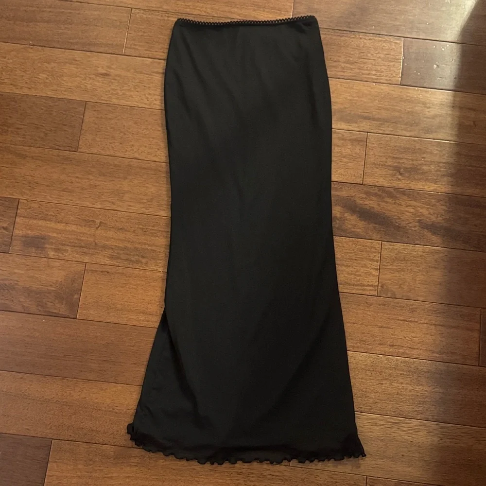 Forever 21 Vintage Black Slip Skirt